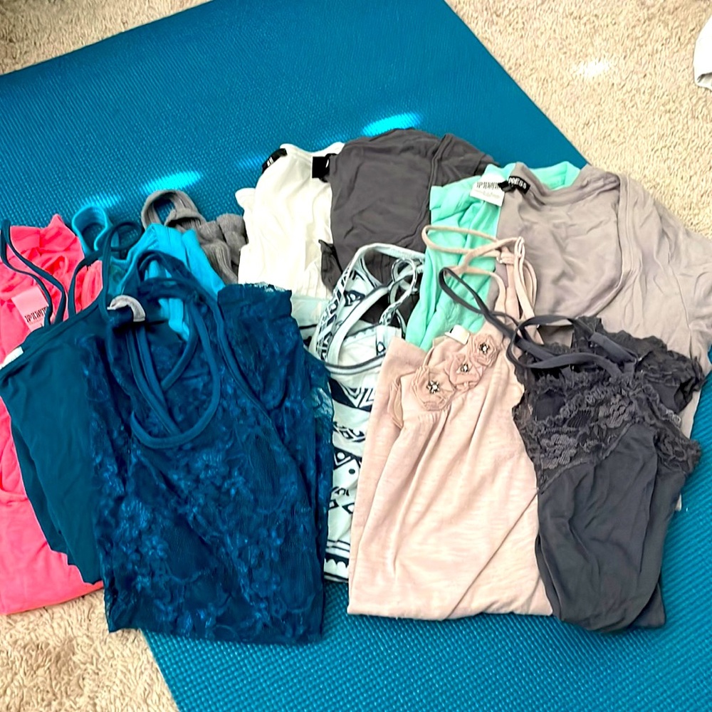 Variety of small tops